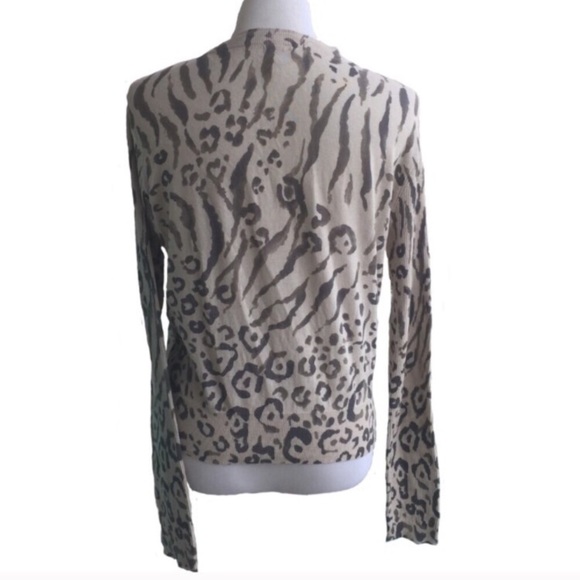 Joie Animal Print Cardi - Picture 2 of 5
